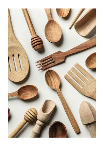 Plakat Wooden Kitchen Tools